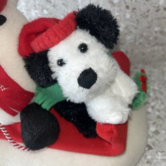 Hallmark JinglePals SNOW WHAT FUN SLEDDERS Animated Snowman Dog Penguin VIDEO - Picture 6 of 17